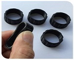 Soft -rubber coating material